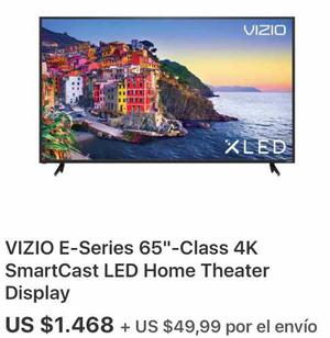 Tv Vizio 65 Pulgadas E-series E65-e1 Nuevo A Estrenar