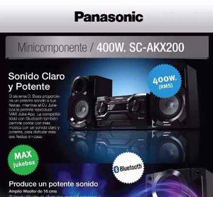 Equipo De Sonido Panasonic Modelo- Akxw Bluetooth
