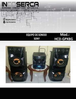 Equipo De Sonido Sony Hcd-gpx8g