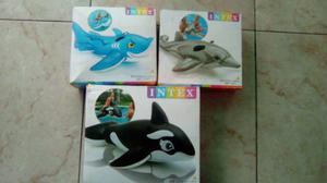 Flotadores Delfin, Tiburon Y Ballena. Intex