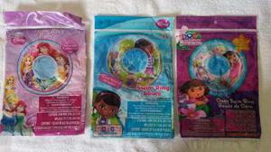 Flotadores Redondos Originales, Dra.juguetes Dora Y Princesa