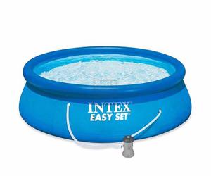 Piscina Intex Borde Inflable De 4,57 Metros Por 91 Cm