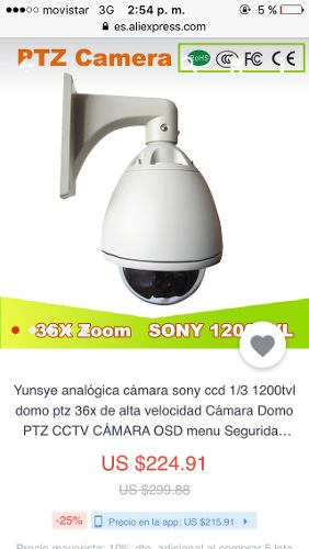 Ptz Camara Sony