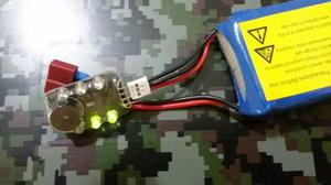 Tester Alarma Probador De Bateria Lipo.