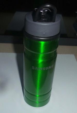 Vaso Térmico Verde Samsung, Nuevo, 16 Oz.