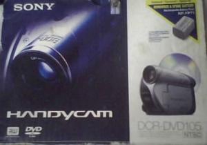 Video Camara Handycam Sony Dcr-dvd105 Y Camara Digital Fuji.