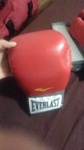 Guantes Everlast 10onz Boxeo Con Detalle (Nunca Usados).