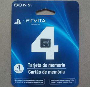 Memoria Tarjeta Ps Vita 4gb Nueva Psvita Sony!!!
