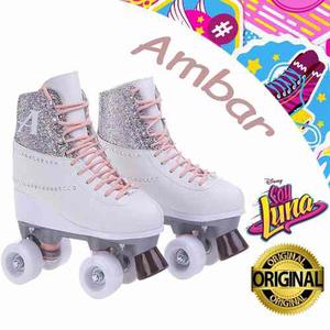 Patines De Ambar De Soy Luna Originales 100% D Disney Nuevos