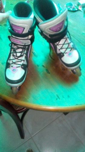 Patines Lineales Rollerblade Ajustables Con Luces