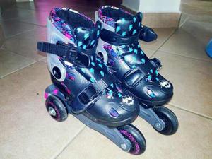 Patines Monster High, Talla Ajustable De La 7 A La 10