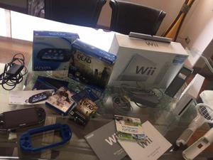 Ps Vita 3g Wifi Limited Edition + Wii Sports Edition Black