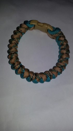 Pulsera Paracord Serpiente Con Broche