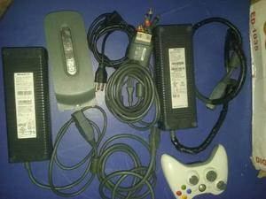 2 Fuente De Poder Cables Transformador Disco Duro Xbox 360