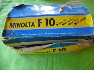 Camara Convencional Usada De Colección Minolta Mod F 10
