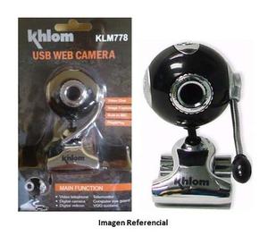 Camara Web Con Microfono Modelo Klm778 Khlom Tt