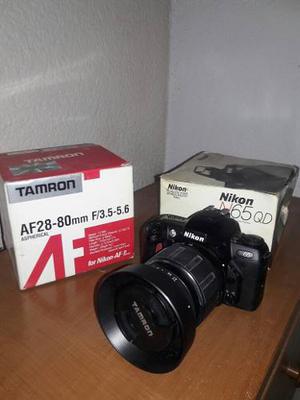 Cámara Nikon N65 Con Lente Tamron Afmm