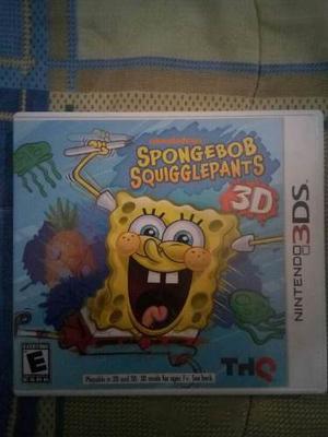 Juego Bob Esponja Spongebob 3d Nintendo 3ds En Su Estuche