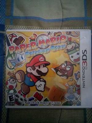 Juego Paper Mario 3ds Original En Su Estuche