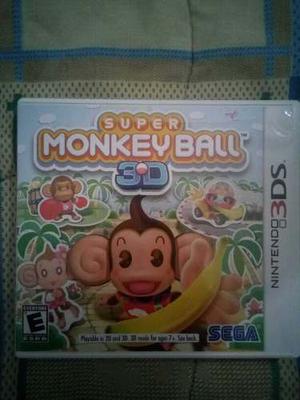 Juego Super Monkey Ball 3d Nintendo 3ds En Su Estuche