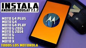 Motorola Actualización 7.1.2 Nougat