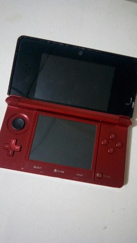 Nintendo 3ds Usado Funcional 100 % Rojo Con Cargador