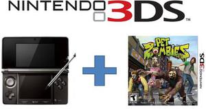 Nintendo 3ds+juego Pet Zombies 3d, Somos Tienda Física