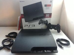 Playstation 3 Slim 160 Gb (1 Control + 5 Juegos)