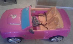 Carro Eléctrico Barbie Mustang Totalmente Operativo