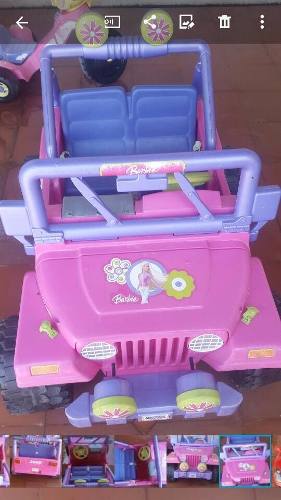 Carro Jeep De La Barbie Electrico Niña