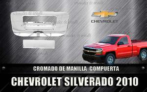 Cobertor Cromado De Manilla Compta Silverado trae Pega3m