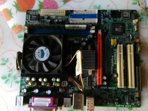 Tarjeta Madre Amd + Procesador + 512 Ram