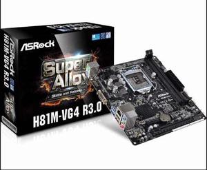 Tarjeta Madre Asrock H81m-vg4 R3.0 Super Alloy Lga 