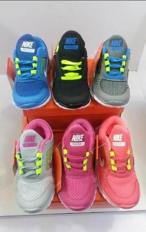 Zapatos Deportivos Nike Free Run Niña (tienda Fisica)