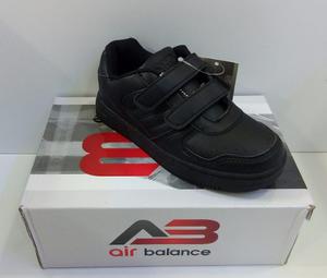 Zpt Deportivos Colegial Air Balance. Tallas .todo Negro