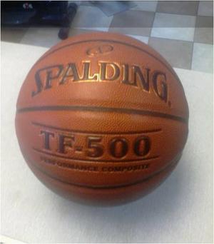 Balon De Basquet Spalding Cuero Tf-500 Numero 7