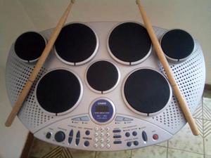 Bateria Electronica Casio Ld-80 Con Base Como Nueva Baquetas