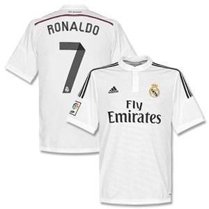 Camisa  Real Madrid Local Fly Emirates Con Botones