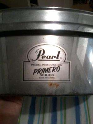 Pearl Primero Steel Timbale Con Trigger Adaptado