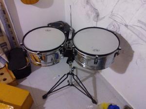 Timbales Pearl Primero -pro 14 Y 15 Estuche Y Accesorios Lp