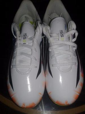 Zapatos/tacos De Futbol adidas F5 Trx Fg J (messi) Talla 34