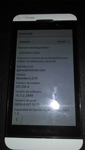 Blackberry Z10 Original Nuevo De Paquete