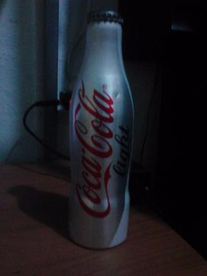 Botella Coca Cola Light De Colección Aluminio Llena