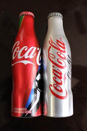 Botella De Coca Cola Sudafrica  De Aluminio Y Ligh
