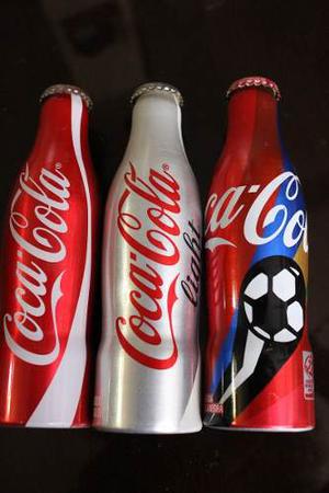 Botellas De Coleccion Aluminio Coca Cola Vacias