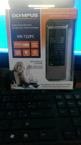 Grabador De Voz Olympus Vn 722pc Con Memoria Interna De 4 Gb