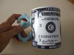 Mug Vintage De Cerámica De Cien Dolares