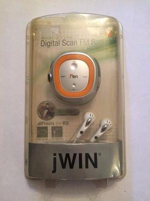 Radio Fm Digital Jwin Deportivo Jx-m21 Con Audifonos