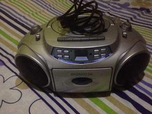 Radio Reproductor Portátil Daewoo Con Puerto Usb, Casette