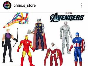 Iron Man, Thor, Capitán América, Hulk, Muñecos Marvel